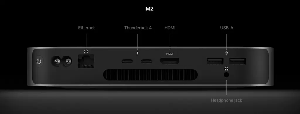 Mac mini (M2, 8C CPU/10C GPU) , Mac mini (M2 Pro, 10C CPU/16C GPU) 