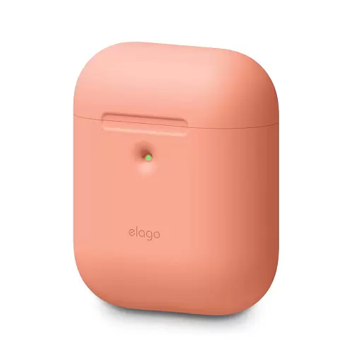 Чехол Elago Silicone wireless сase для AirPods, силикон, персиковый