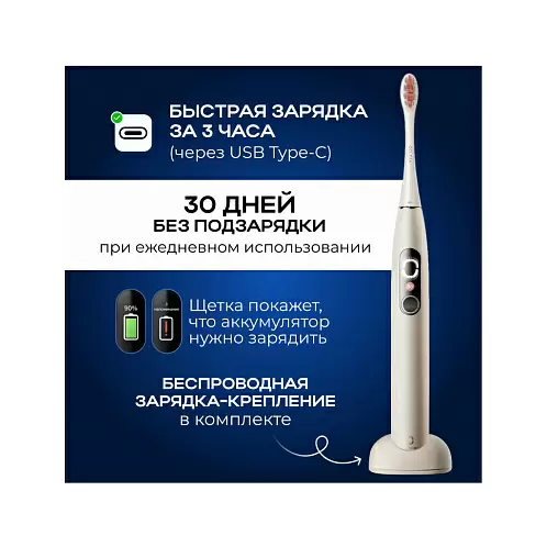 Электрическая зубная щетка Oclean X Pro Digital, золотой