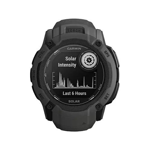 Умные часы Garmin Instinct 2X Solar, черный