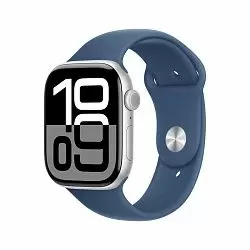 Watch S10, 46 mm, серебристый алюминий, ремешок Sport Band, синий S/M