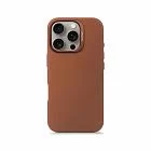 Чехол Decoded Leather Back Cover для iPhone 16 Pro, коричневый