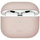 Чехол Uniq LINO Liquid для Airpods 3, силикон, розовый