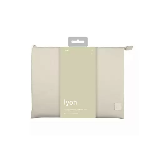 Чехол Uniq LYON RPET fabric Laptop sleeve (snug-fit) для ноутбуков 14", бежевый