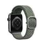 Ремешок Uniq ASPEN для Apple Watch 49/45/44/42 mm, плетеный, зеленый