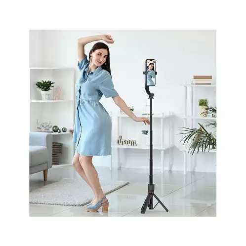 Монопод-штатив Tech-Protect L04S Magsafe Bluetooth Selfie stick tripod, черный