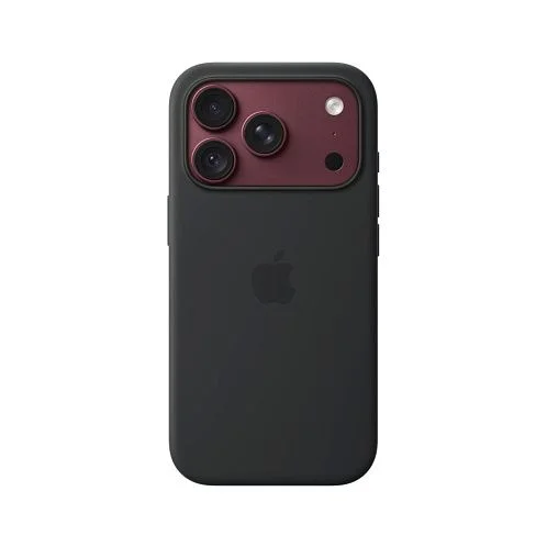 Чехол Apple Silicone Case для iPhone 18 Pro, MagSafe, силикон, черный / black