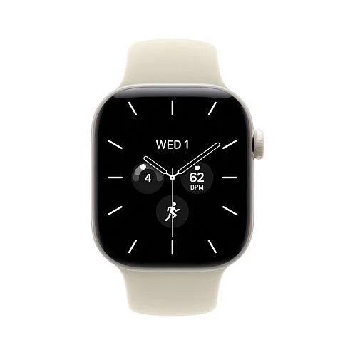 Watch S12, 42 mm,  "жемчужный белый" керамика, ремешок Sport Band, песочный S/M