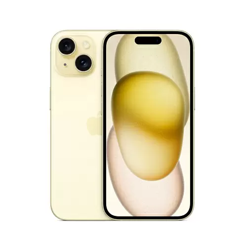 iPhone 15, 128 Гб, желтый 2 Sim