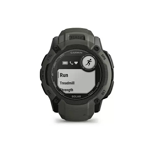 Умные часы Garmin Instinct 2X Solar, темно-зеленый