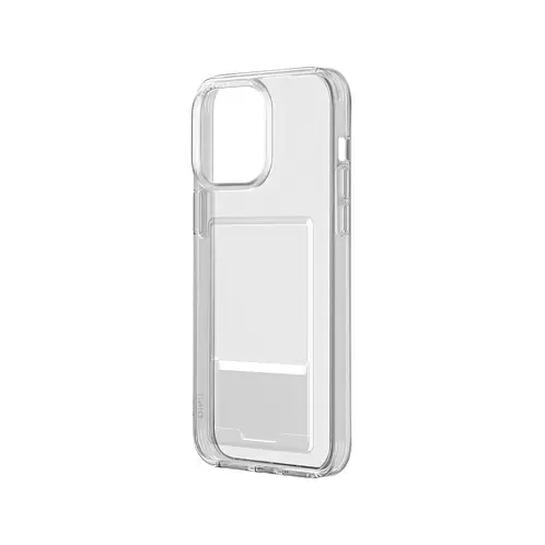 Чехол Uniq для iPhone 15 Air Fender ID, cardslot, прозрачный