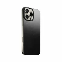 Накладка Nomad Magnetic Leather Back для iPhone 16 Pro Max, черный