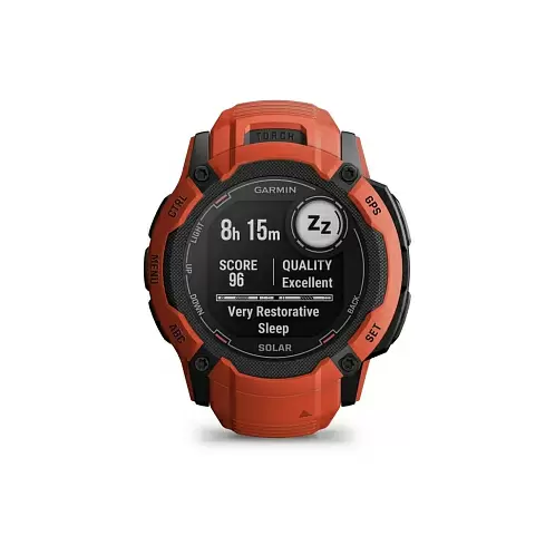 Умные часы Garmin Instinct 2X Solar, красный