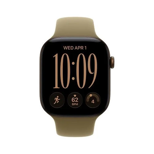 Watch S12, 46 mm,  "темная бронза" алюминий, ремешок Sport Band, оливковый S/M