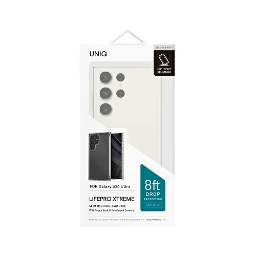 Чехол Uniq LifePro Xtreme для Galaxy S24 Ultra, прозрачный