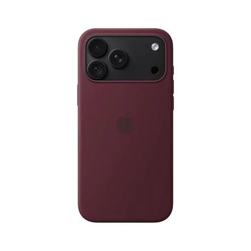 Чехол Apple Silicone Case для iPhone 18 Pro Max, MagSafe, силикон, бургунди / burgundy