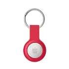 Чехол uBear Touch Ring Case для Apple AirTag с кольцом, силиконовый, красный