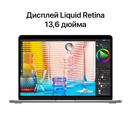 MacBook Air 13" (M2, 2022) 8 Гб, 512 Гб SSD, "серый космос"