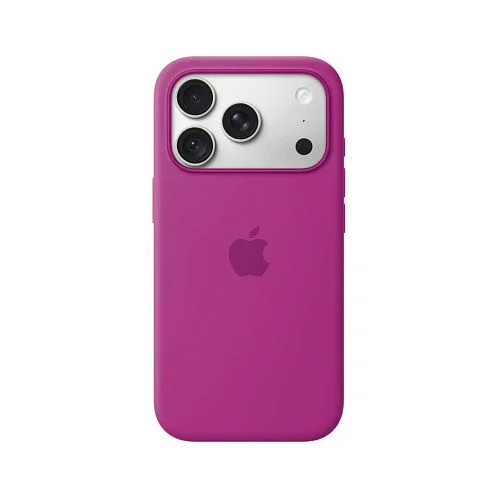 Чехол Apple Silicone Case для iPhone 18 Pro, MagSafe, силикон, маджента / magenta