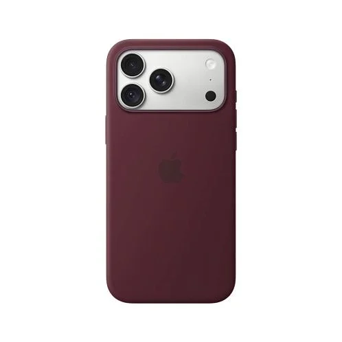Чехол Apple Silicone Case для iPhone 18 Pro Max, MagSafe, силикон, бургунди / burgundy