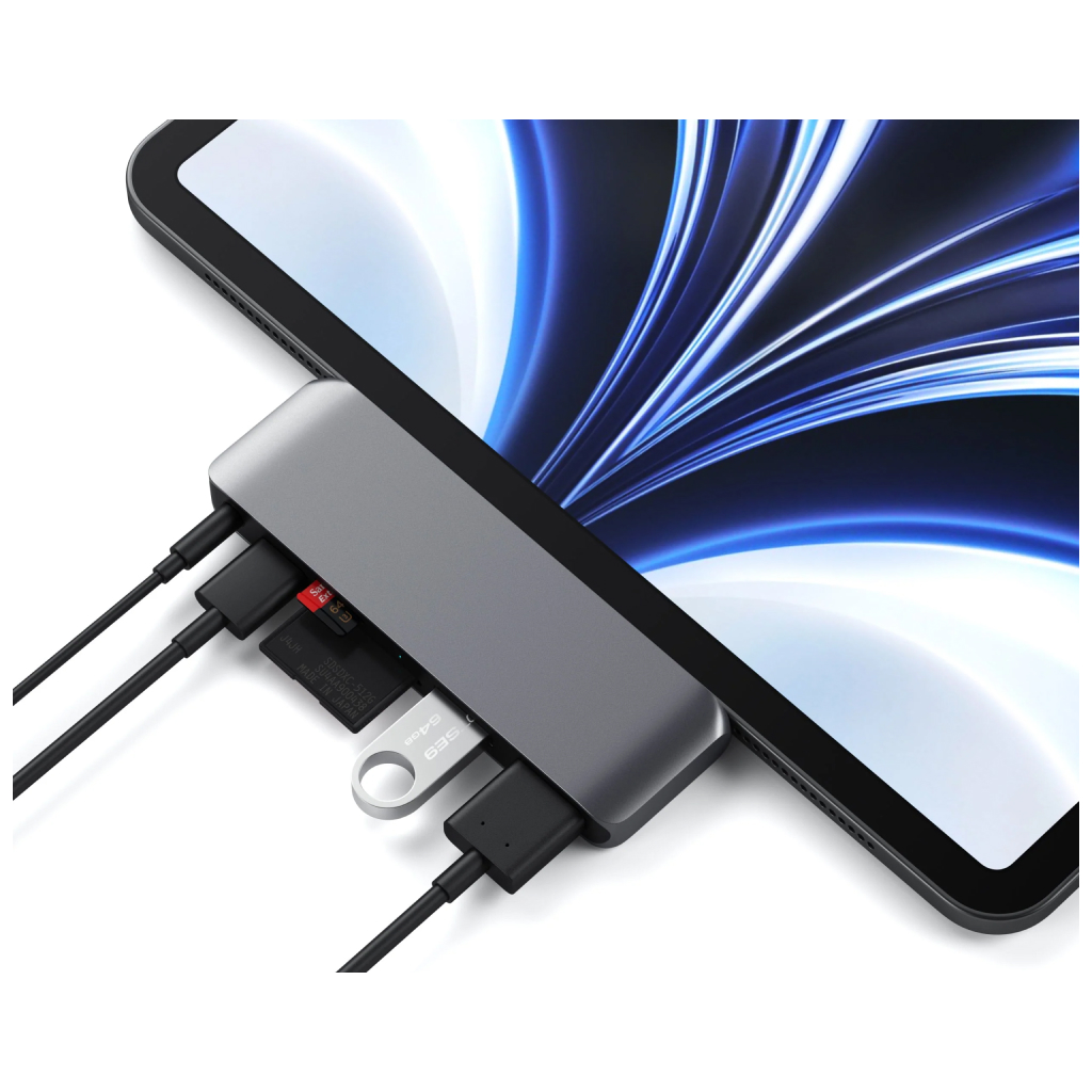 Купить USB-хаб Satechi USB-C Mobile PRO Hub SD, 