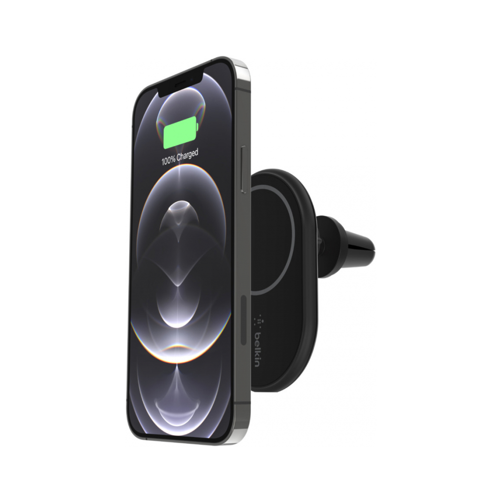 Автомобильный держатель Belkin BoostCharge Wireless Magnetic Car Phone  Holder совместим с MagSafe