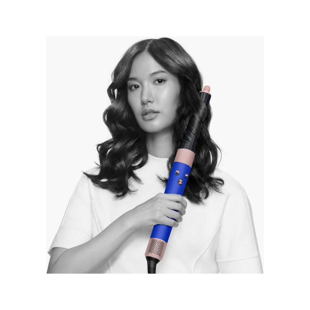 Купить Стайлер Dyson Airwrap Long, blue & blush, голубой/розовый  (лимитированный футляр) в Москве в сети магазинов iShop