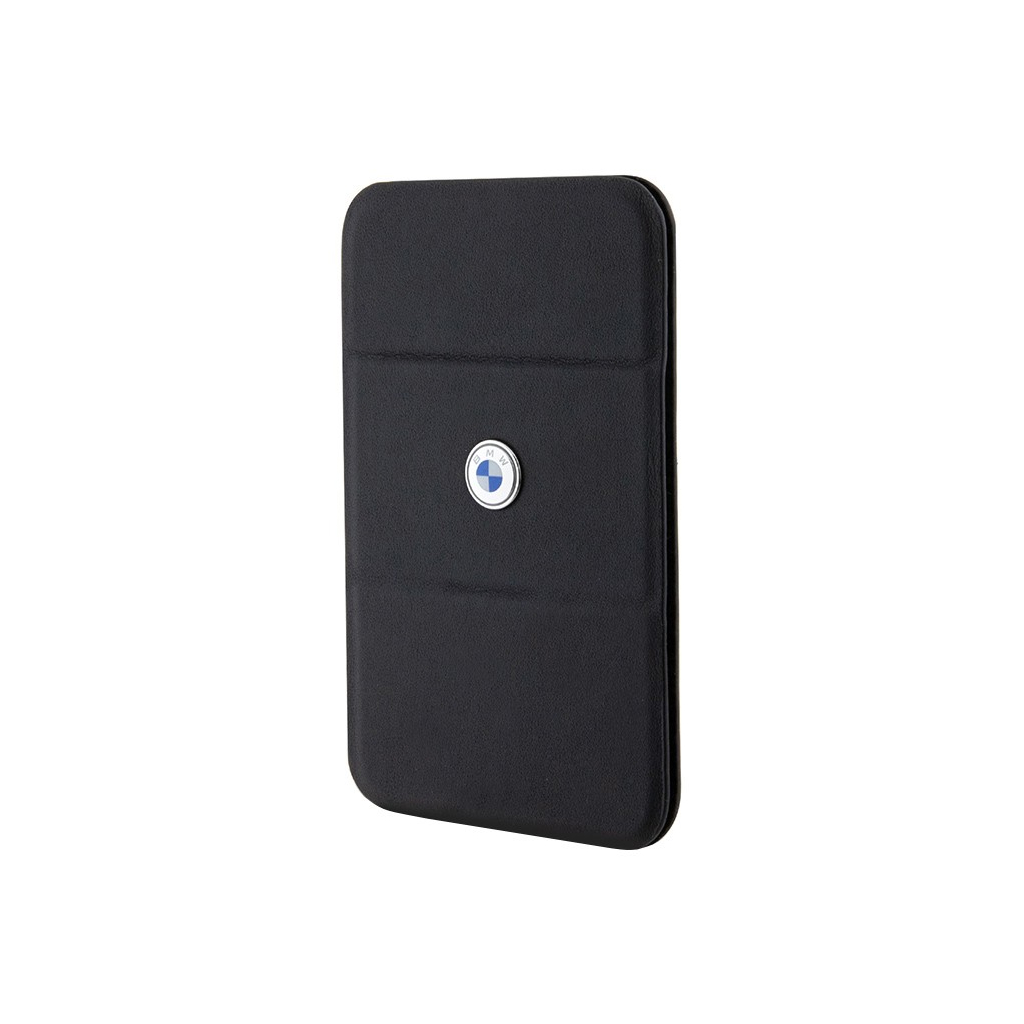 Купить Чехол-бумажник BMW Wallet MagSafe Cardslot Stand Signature Leather  with metal logo, черный в Москве в сети магазинов iShop