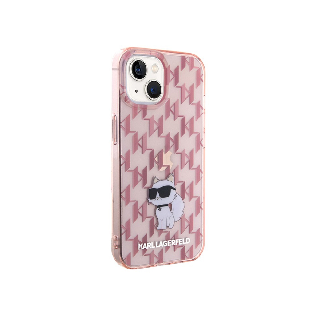 Купить Чехол Lagerfeld для iPhone 15 PC/TPU Monogram NFT Choupette Hard  Pink в Москве в сети магазинов iShop