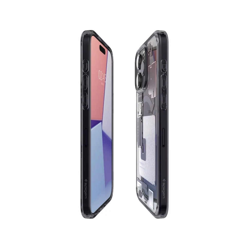 Купить Чехол SPIGEN Ultra Hybrid (MagFit) Zero One для iPhone 15 Pro,  черный в Москве в сети магазинов iShop