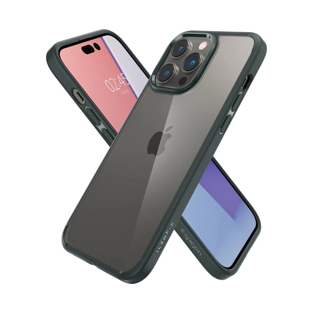 Чехол SPIGEN Ultra Hybrid для iPhone 14 Pro, темно-зеленый