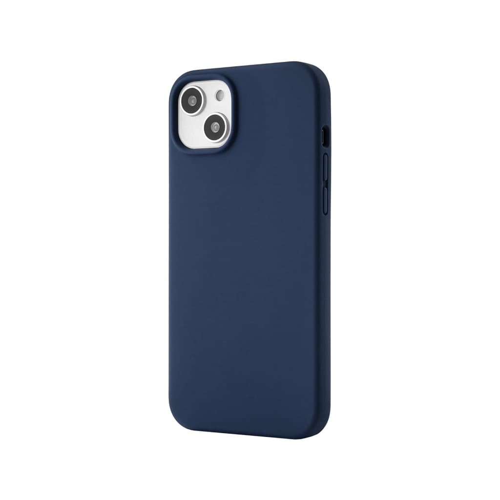 Купить Чехол uBear для iPhone 14 Plus Touch Case, силикон, софт-тач, тёмно- синий в Москве в сети магазинов iShop