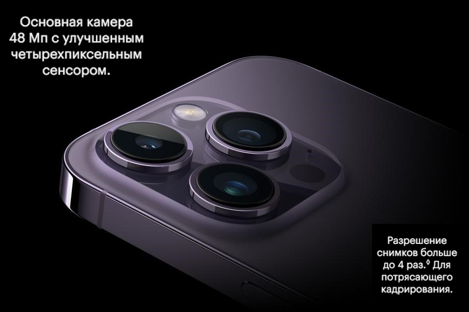 iPhone 14 Pro темно-фиолетовый