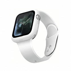 Чехол Uniq LINO для Apple Watch 4/5/6/SE 40 mm, белый