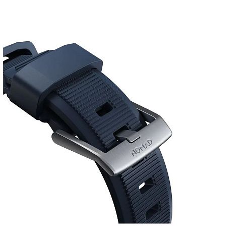 Ремешок Nomad Rugged Strap для Apple Watch 49/45/44/42 мм, силикон, синий