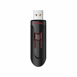 Флеш-накопитель SanDisk Cruzer Glide, USB 3.0, 256Гб, черный