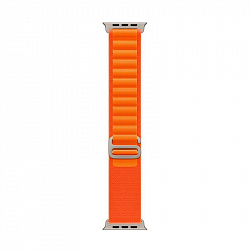 Watch Ultra, 49 mm, титан, Alpine, оранжевый, ремешок L