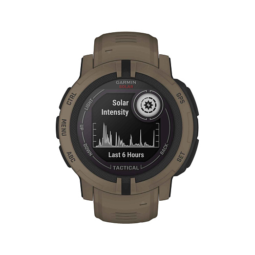 Умные часы Garmin Instinct 2 Solar Tactical, коричневый