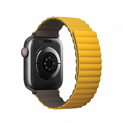 Ремешок Uniq Revix для Apple Watch 49/45/44/42 mm, двухсторонний, горчичный/хаки