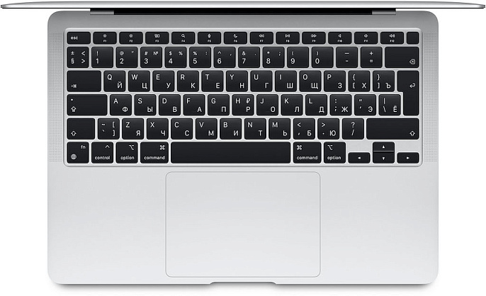 MacBook Air 13" (M1, 2020) 8 Гб, 256 Гб SSD, серебристый