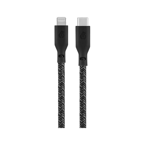 Кабель uBear Trend Cable, Lightning / USB-C, 1.2м, черный