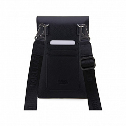 Сумка Lagerfeld Wallet Phone Pouch Saffiano NFT Karl & Choupette для смартфонов, черный