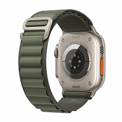 Watch Ultra, 49 mm, титан, Alpine, зеленый, ремешок S