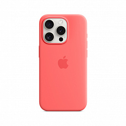 Чехол Apple для iPhone 15 Pro, MagSafe, силикон, гуава