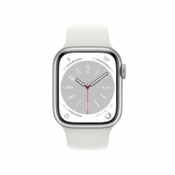 Watch S8, 41 mm, серебристый, белый, ремешок S/M