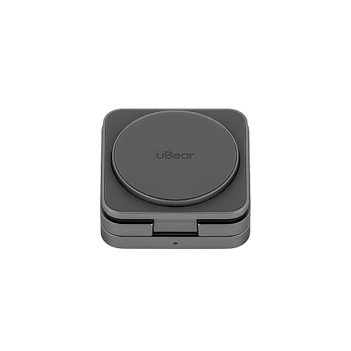 Беспроводное зарядное устройство uBear Balance 3-in-1 Magnetic Wireless Charger, серый