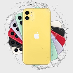 iPhone 11, 128 Гб, жёлтый