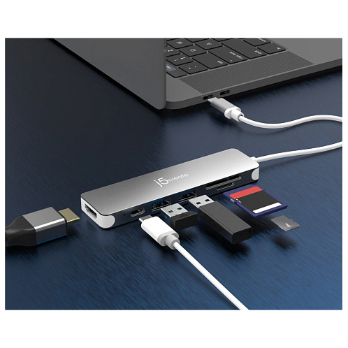 USB-хаб j5create USB-C® to 4K HDMI™ Multi-Port Hub (JCD353)