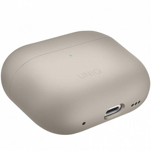 Чехол Uniq LINO Liquid для Airpods Pro 2, силикон, бежевый