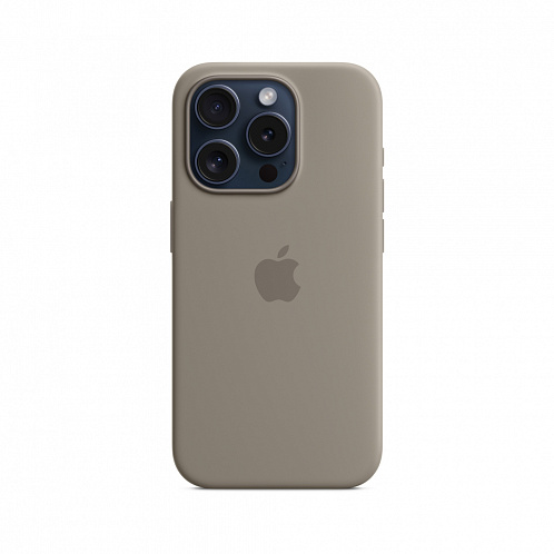 Чехол Apple для iPhone 15 Pro, MagSafe, силикон, Clay